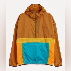 Cotopaxi Teca Half-Zip Windbreaker Pullover Jacket Multicolor Brown men’s medium